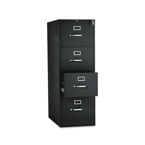 HON COMPANY 314CPP 310 Series Four-Drawer, Full-Suspension File, Legal, 26-1/2d, Black by HON COMPANY