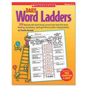 Daily Word Ladders, Grades 2-3, 112 Pages by SCHOLASTIC INC.