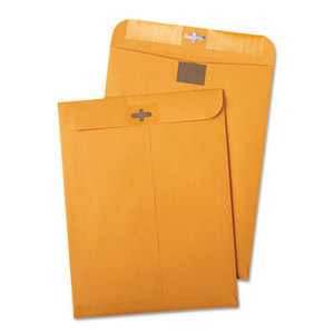 QUALITY PARK PRODUCTS 43768 Postage Saving ClearClasp Kraft Envelopes, 10 x 13, Brown Kraft, 100/Box by QUALITY PARK PRODUCTS