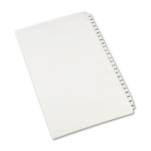 Avery 01434 Avery-Style Legal Side Tab Divider, Title: 101-125, 14 x 8 1/2, White, 1 Set by AVERY-DENNISON