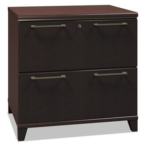Bush Industries, Inc 2954MC-03 Enterprise Collection 30W Two-Drawer Lateral File, Mocha Cherry by BUSH INDUSTRIES