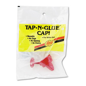 Tap 'N Glue Dispenser Cap with Spring-Loaded Stopper by THE CHENILLE KRAFT COMPANY
