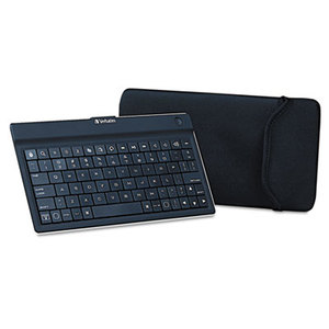 Bluetooth Ultra-Slim Wireless Mobile Keyboard, Black by VERBATIM CORPORATION