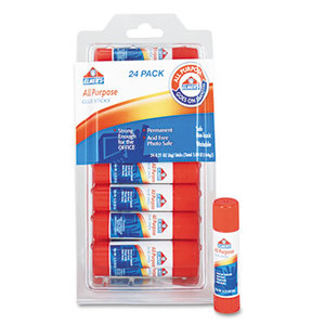 HUNT MFG. E553 All-Purpose Permanent Glue Sticks, 24/Pack by ELMER'S PRODUCTS, INC.