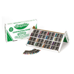 BINNEY & SMITH / CRAYOLA 521617 Construction Paper Crayons, Wax, 25 Sets of 16 Colors, 400/Box by BINNEY & SMITH / CRAYOLA