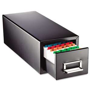 Drawer Card Cabinet Holds 1,500 3 x 5 cards, 7 3/4 x 18 1/8 x 7 by MMF INDUSTRIES