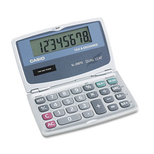 SL200TE Handheld Foldable Pocket Calculator, 8-Digit LCD by CASIO, INC.