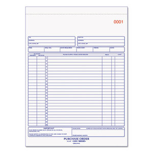 REDIFORM OFFICE PRODUCTS 1L147 Purchase Order Book, 8 1/2 x 11, Letter, Three-Part Carbonless, 50 Sets/Book by REDIFORM OFFICE PRODUCTS