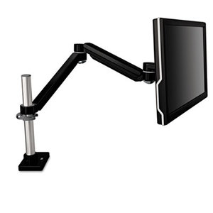 3M MA240MB Easy-Adjust Monitor Arm, 4 1/2 x 19 1/2, Black Gray by 3M/COMMERCIAL TAPE DIV.