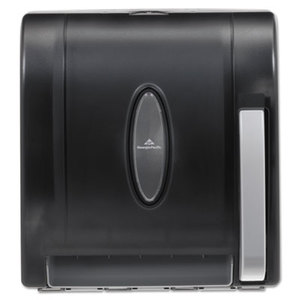 Georgia Pacific Corp. 54338 Hygienic Push-Paddle Roll Towel Dispenser, Translucent Smoke by GEORGIA PACIFIC