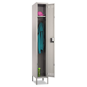 Safco Products 5522GR Single-Tier Locker, 12w x 18d x 78h, Two-Tone Gray by SAFCO PRODUCTS