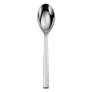 Stainless Steel Flatware, Dinner Spoon, 18/0 Steel, 6/Box by OFFICE SETTINGS