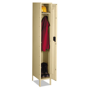 Tennsco Corp STS1218721 Single Tier Locker with Legs, 12w x 18d x 78h, Sand by TENNSCO