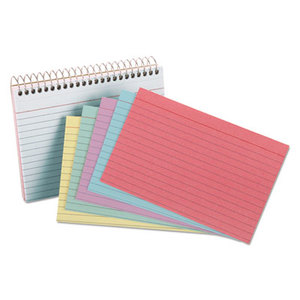 ESSELTE CORPORATION 40286 Spiral Index Cards, 4 x 6, 50 Cards, Assorted Colors by ESSELTE PENDAFLEX CORP.