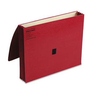 ACCO Brands Corporation WCC7194R ColorLife Three Inch Expansion Wallets with Velcro Gripper, Letter, Red by WILSON JONES CO.
