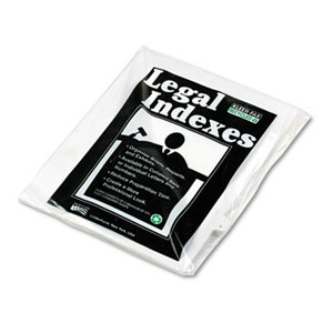 90000 Series Alpha Side Tab Legal Index Divider, Preprinted "T", 25/Pack by KLEER-FAX