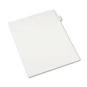 Avery 82203 Allstate-Style Legal Side Tab Divider, Title: 5, Letter, White, 25/Pack by AVERY-DENNISON