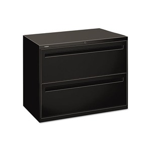 HON COMPANY 782LP 700 Series Two-Drawer Lateral File, 36w x 19-1/4d, Black by HON COMPANY