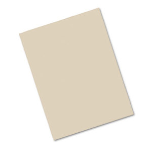 PACON CORPORATION 103612 Riverside Construction Paper, 76 lbs., 9 x 12, Light Brown, 50 Sheets/Pack by PACON CORPORATION