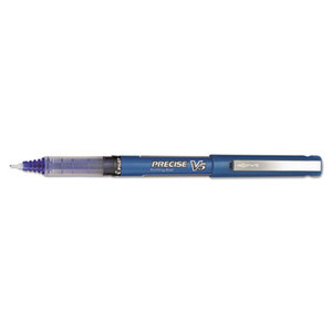Precise V5 Roller Ball Stick Pen, Precision Point, Blue Ink, .5mm, Dozen by PILOT CORP. OF AMERICA