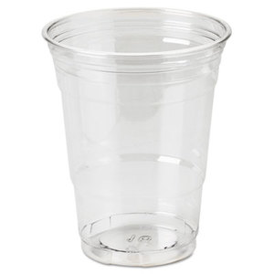 Clear Plastic PETE Cups, Cold, 16oz, WiseSize, 25/Pack, 20 Packs/Carton by DIXIE FOOD SERVICE