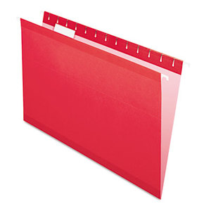 Cardinal Brands, Inc 415315RED Reinforced Hanging Folders, 1/5 Tab, Legal, Red, 25/Box by ESSELTE PENDAFLEX CORP.