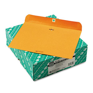 QUALITY PARK PRODUCTS 38090 Redi-File Clasp Envelope, Contemporary, 12 x 9, Brown Kraft, 100/Box by QUALITY PARK PRODUCTS