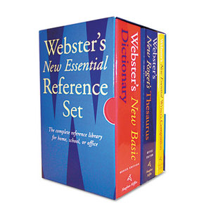 Webster's New Essential Reference Three-Book Desk Set, Paperback by HOUGHTON MIFFLIN COMPANY
