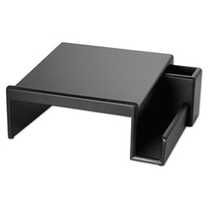 ROLODEX 62538 Wood Tones Phone Center Desk Stand, 12 1/8 x 10, Black by ROLODEX