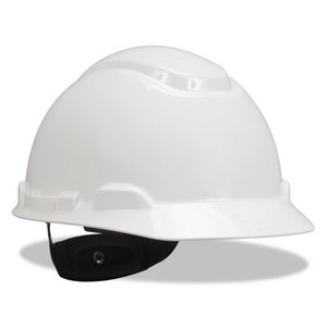 3M H-701R H-700 Series Hard Hat with 4 Point Ratchet Suspension, White by 3M/COMMERCIAL TAPE DIV.