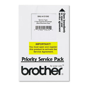 Brother Industries, Ltd E1392 Two-Year Extended Warranty Express Exchange Service for DCP8060/8065DN/8080DN by BROTHER INTL. CORP.