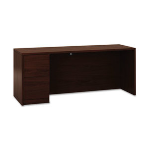 HON COMPANY 105904LNN 10500 Series Full-Height Left Pedestal Credenza, 72 x 24 x 29-1/2, Mahogany by HON COMPANY