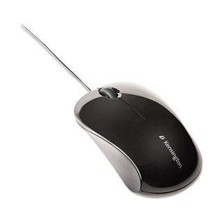 ACCO Brands Corporation K72400US Mouse for Life Wired Three-Button Mouse, Left/Right, Black by KENSINGTON