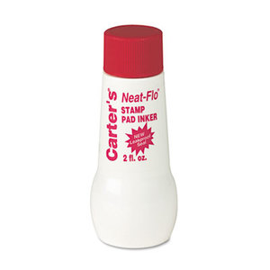 Neat-Flo Bottle Inker, 2 oz, Red by AVERY-DENNISON