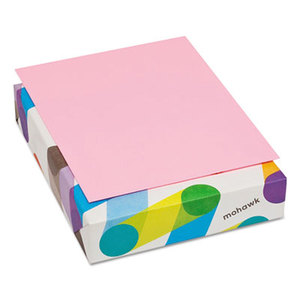 BriteHue Multipurpose Colored Paper, 20lb, 8 1/2 x 11, Ultra Pink, 500 Shts/Rm by MOHAWK FINE PAPERS