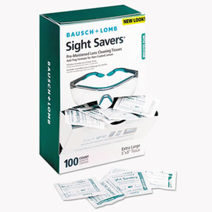 Sight Savers Pre-Moistened Anti-Fog Tissues with Silicone, 100/Pack by BAUSCH & LOMB, INC.