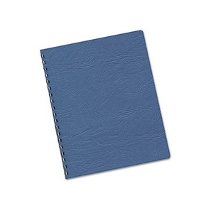 Fellowes, Inc 52136 Classic Grain Texture Binding System Covers, 11-1/4 x 8-3/4, Navy, 200/Pack by FELLOWES MFG. CO.