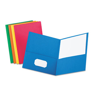 ESSELTE CORPORATION 57513 Twin-Pocket Folder, Embossed Leather Grain Paper, Assorted Colors by ESSELTE PENDAFLEX CORP.