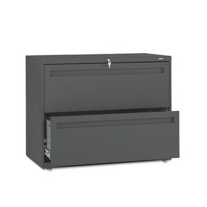 700 Series Two-Drawer Lateral File, 36w x 19-1/4d, Charcoal by HON COMPANY