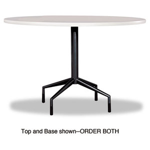 Safco Products 2656BL RSVP Series Standard Fixed Height Table Base, 28" dia. x 29h, Black by SAFCO PRODUCTS