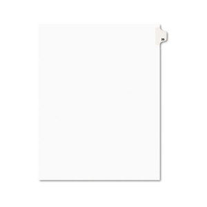 Avery 01026 Avery-Style Legal Side Tab Divider, Title: 26, Letter, White, 25/Pack by AVERY-DENNISON