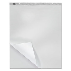 Bleed-Blocker Easel Pad, Unruled, 27 x 34, White, 40 Sheets, 2 Pads/Pack by TOPS BUSINESS FORMS