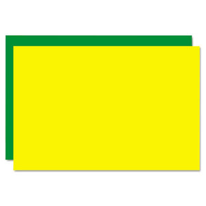 Geographics, LLC GEO27122 Too Cool Foam Board, 20x30, Fluorescent Yellow/Green, 5/Carton by GEOGRAPHICS