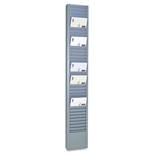 MMF INDUSTRIES 20501 40-Pocket Steel Swipe Card/Badge Rack, 2-15/16" x 18-11/16" by MMF INDUSTRIES