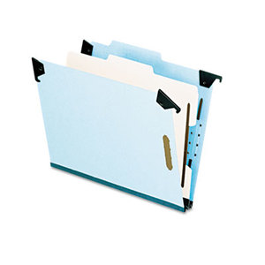 Cardinal Brands, Inc 59251 Pressboard Hanging Classi-Folder, 1 Divider/4-Sections, Letter, Blue by ESSELTE PENDAFLEX CORP.