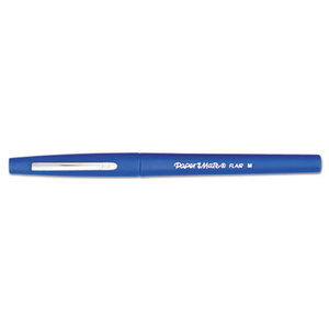 Point Guard Flair Porous Point Stick Pen, Blue Ink, Medium, Dozen by SANFORD