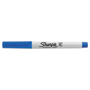 Sanford, L.P. 37003 Permanent Markers, Ultra Fine Point, Blue, Dozen by SANFORD