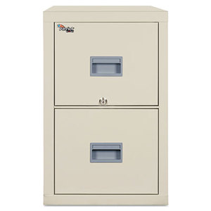 Patriot Insulated Two-Drawer Fire File, 17-3/4w x 31-5/8d x 27-3/4h, Parchment by FIRE KING INTERNATIONAL