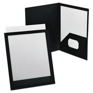 ESSELTE CORPORATION 57442 ViewFolio Polypropylene Portfolio, 50-Sheet Capacity, Black/Clear by ESSELTE PENDAFLEX CORP.