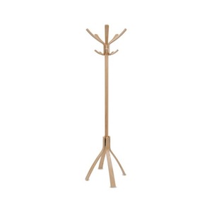 Alba, Inc PMCAFE Caf Wood Coat Stand, Ten Peg/Five Hook, 21 2/3 x 21 2/3 x 69 1/3 Espresso Brown by ALBA